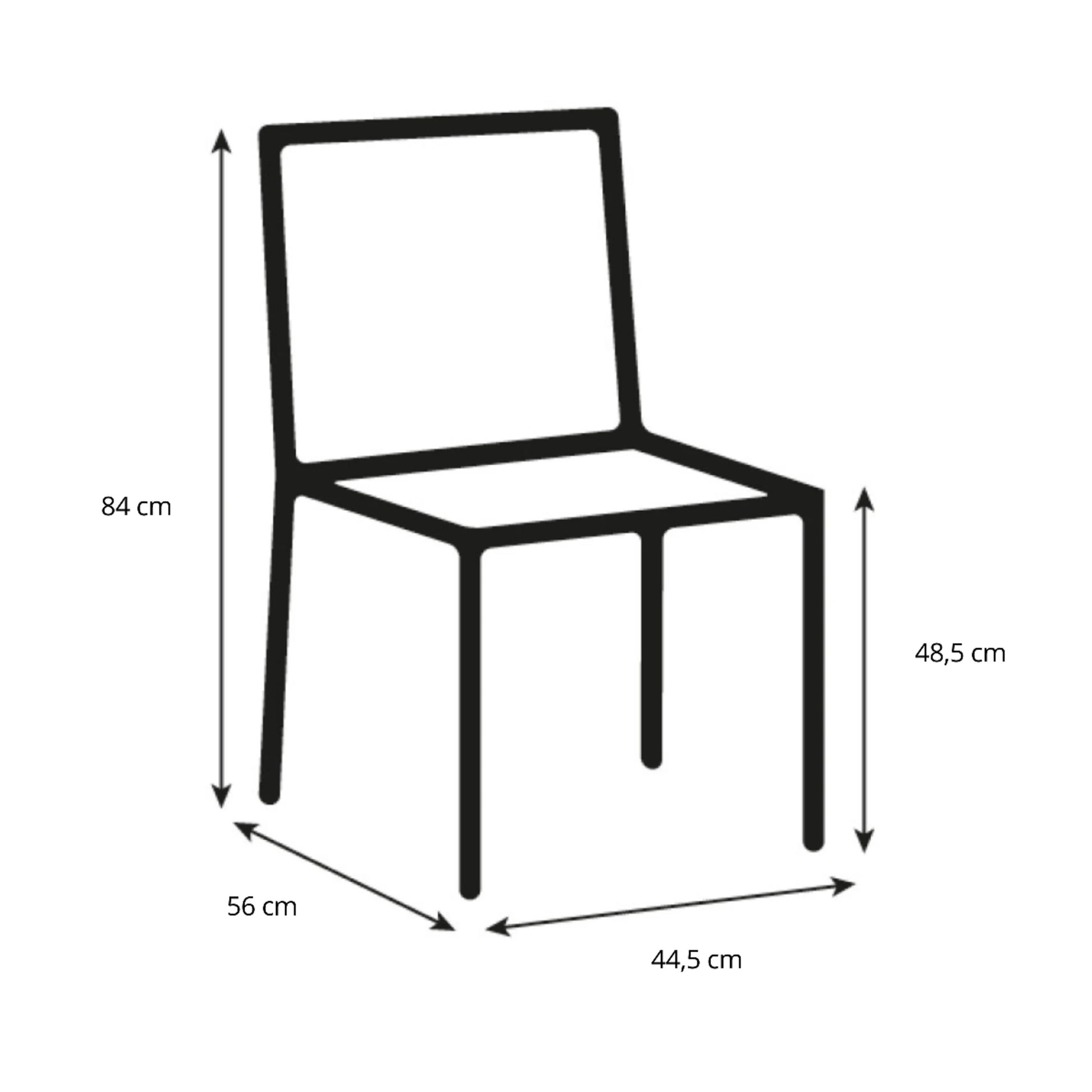 Hjem Design Verna Dining Chair, Grey, Set of 4