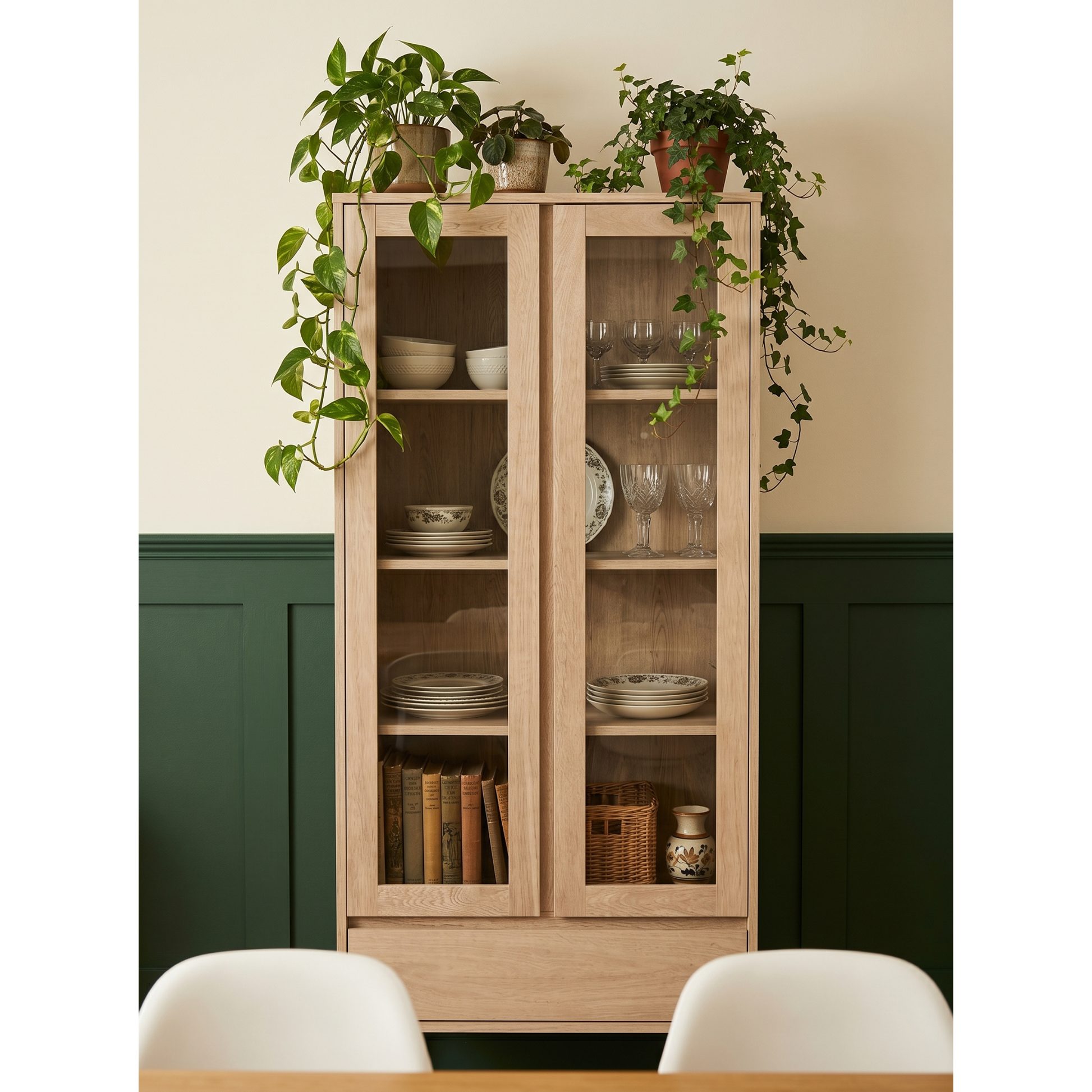 Hjem Design Yuron Display Cabinet