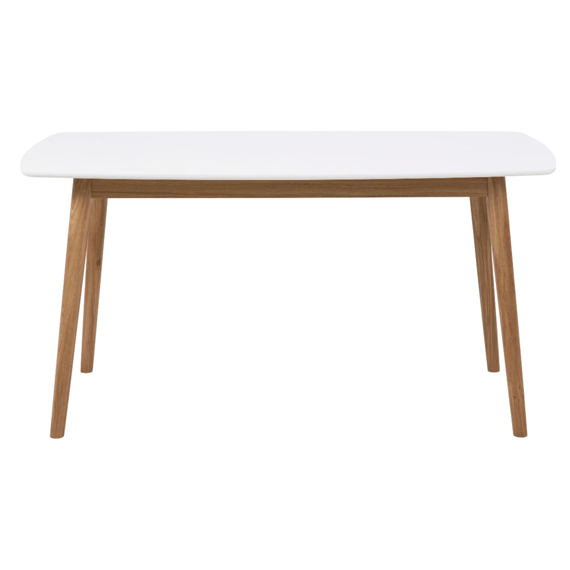Hjem Design Yuno 4-Seater Dining Table, White
