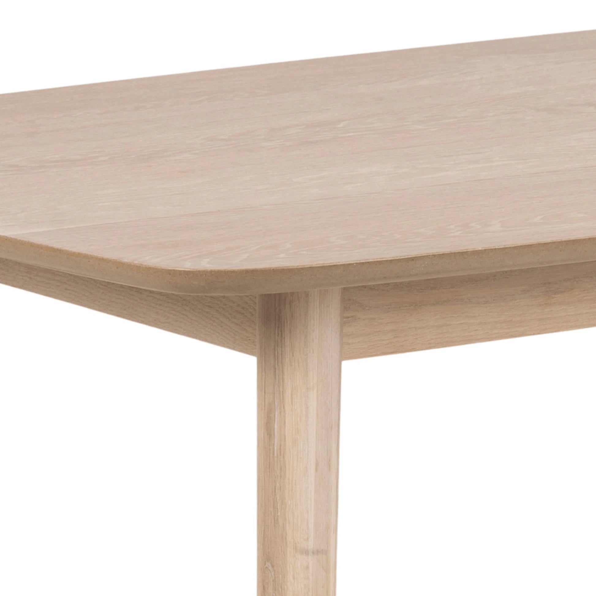 Hjem Design Yuno 4-Seater Dining Table, Natural Wood