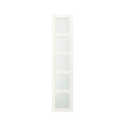 Wardrobe Door, Frosted Glass, White Size 50x229 cm (Ikea BERGSBO)