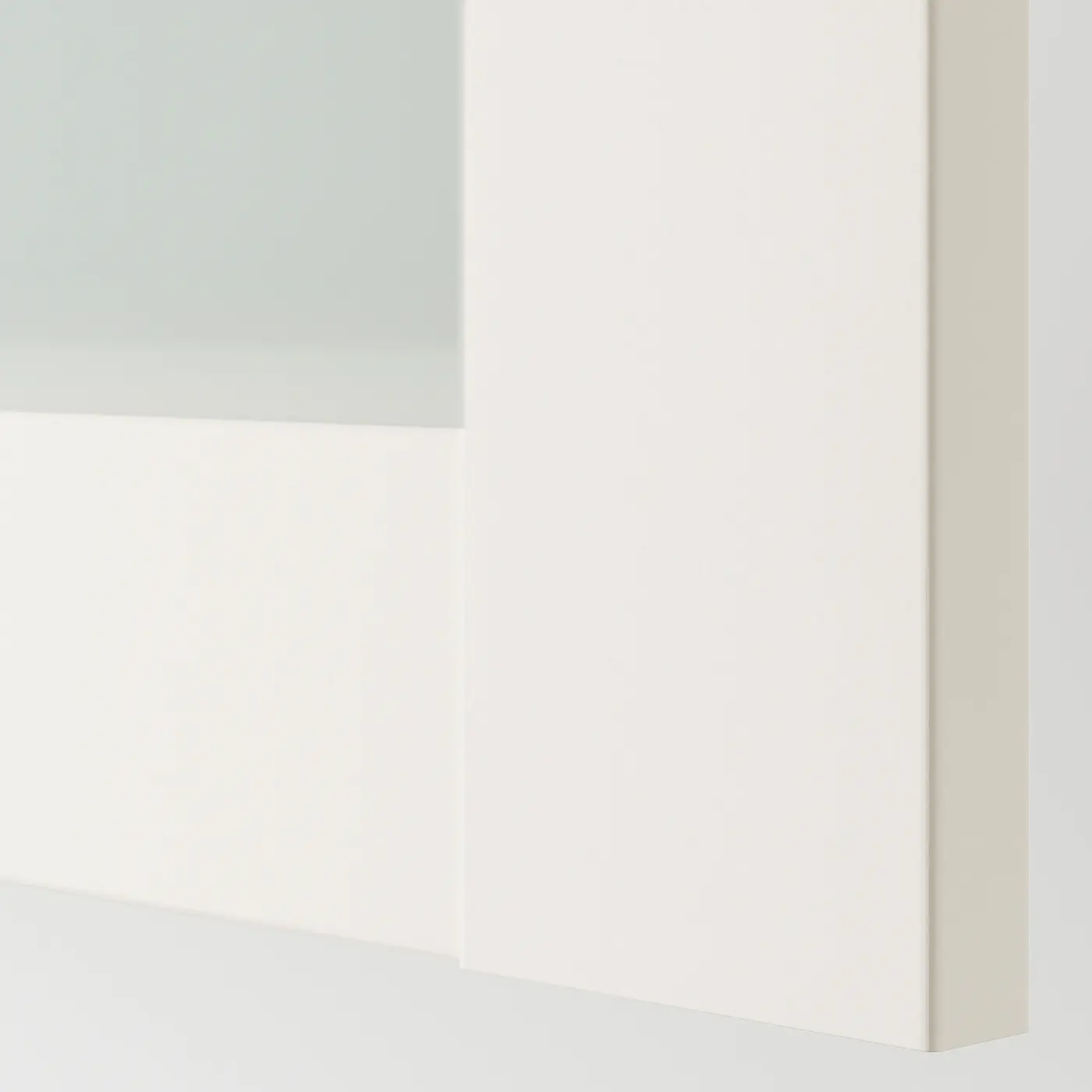 Wardrobe Door, Frosted Glass, White Size 50x229 cm (Ikea BERGSBO)