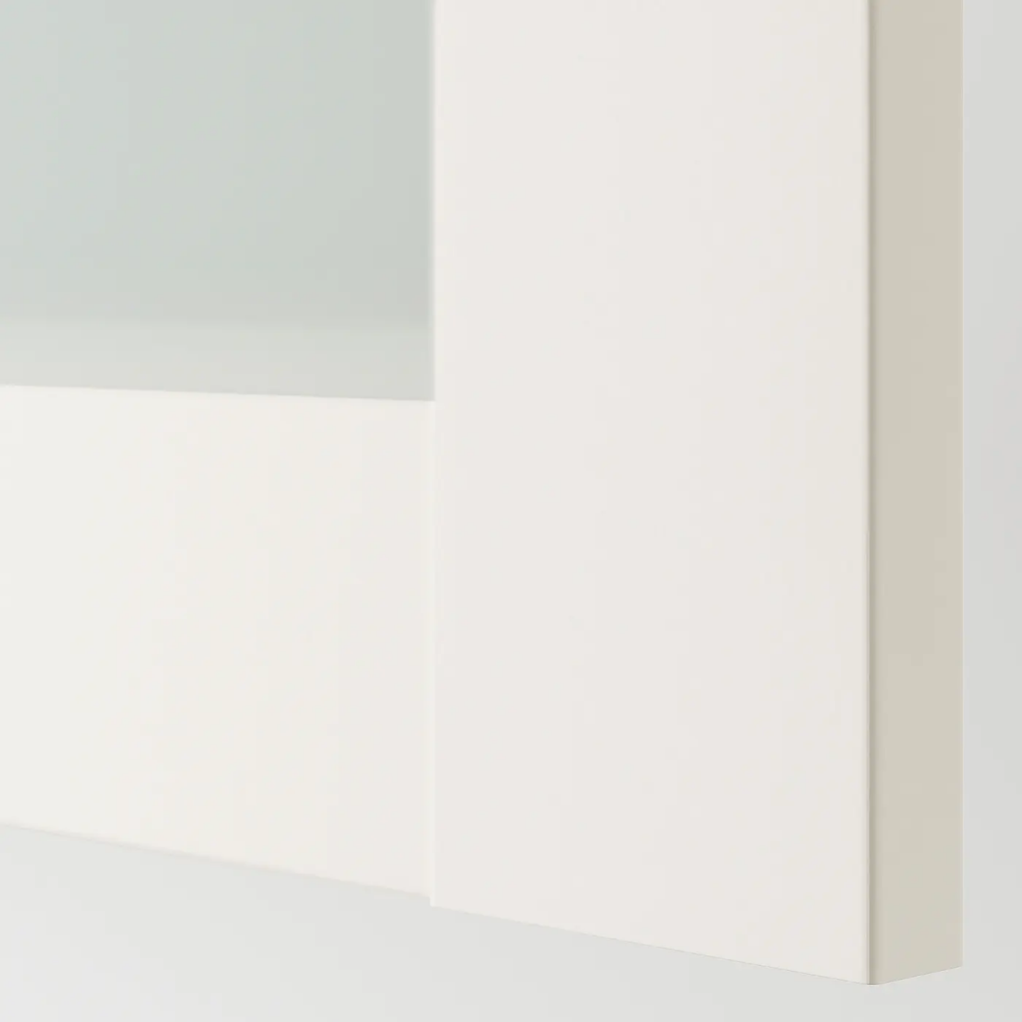 Wardrobe Door, Frosted Glass, White Size 50x229 cm (Ikea BERGSBO)