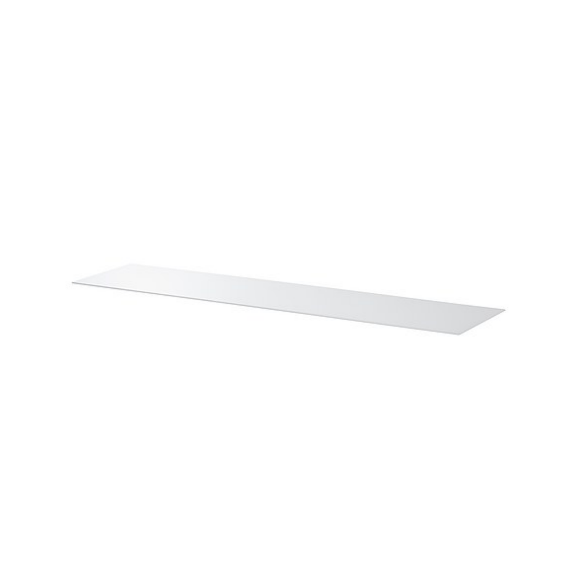 Top Panel 180x40cm Glass White (Ikea BESTA)