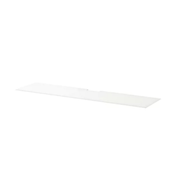 Top Panel For Tv 180x40cm Glass White (Ikea BESTA)