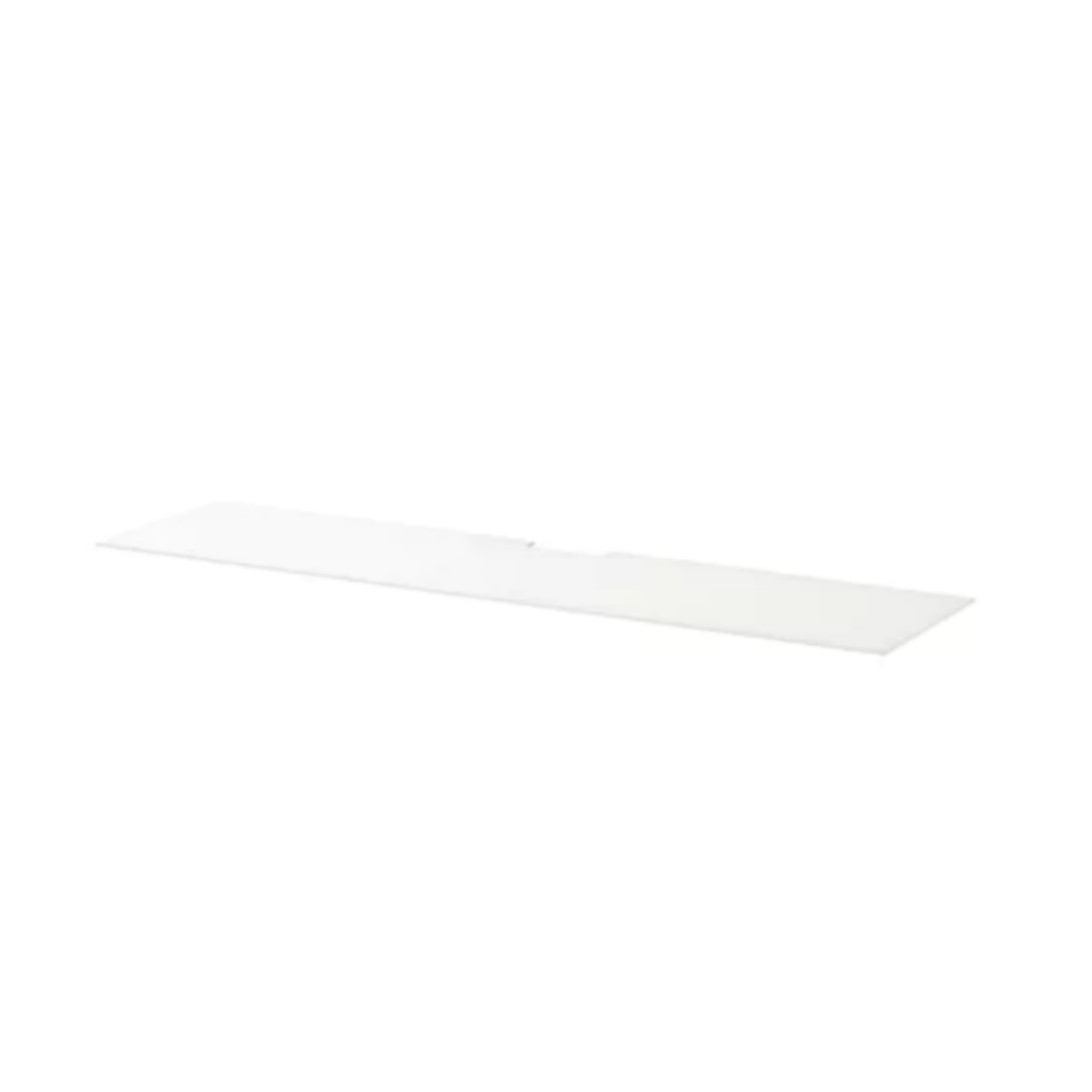 Top Panel For Tv 180x40cm Glass White (Ikea BESTA)
