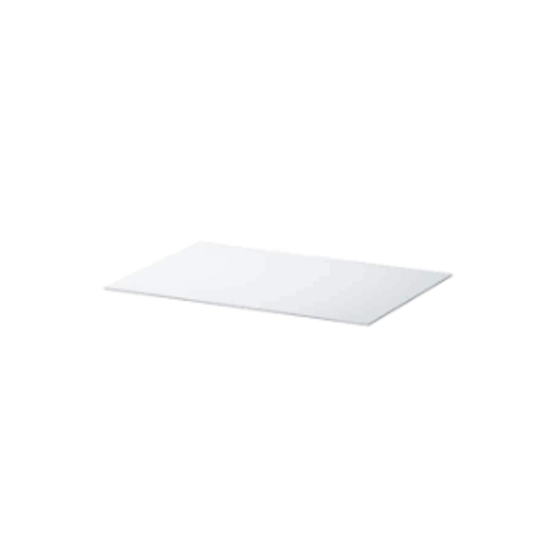Top Panel, Glass White 60x40cm (Ikea BESTA)