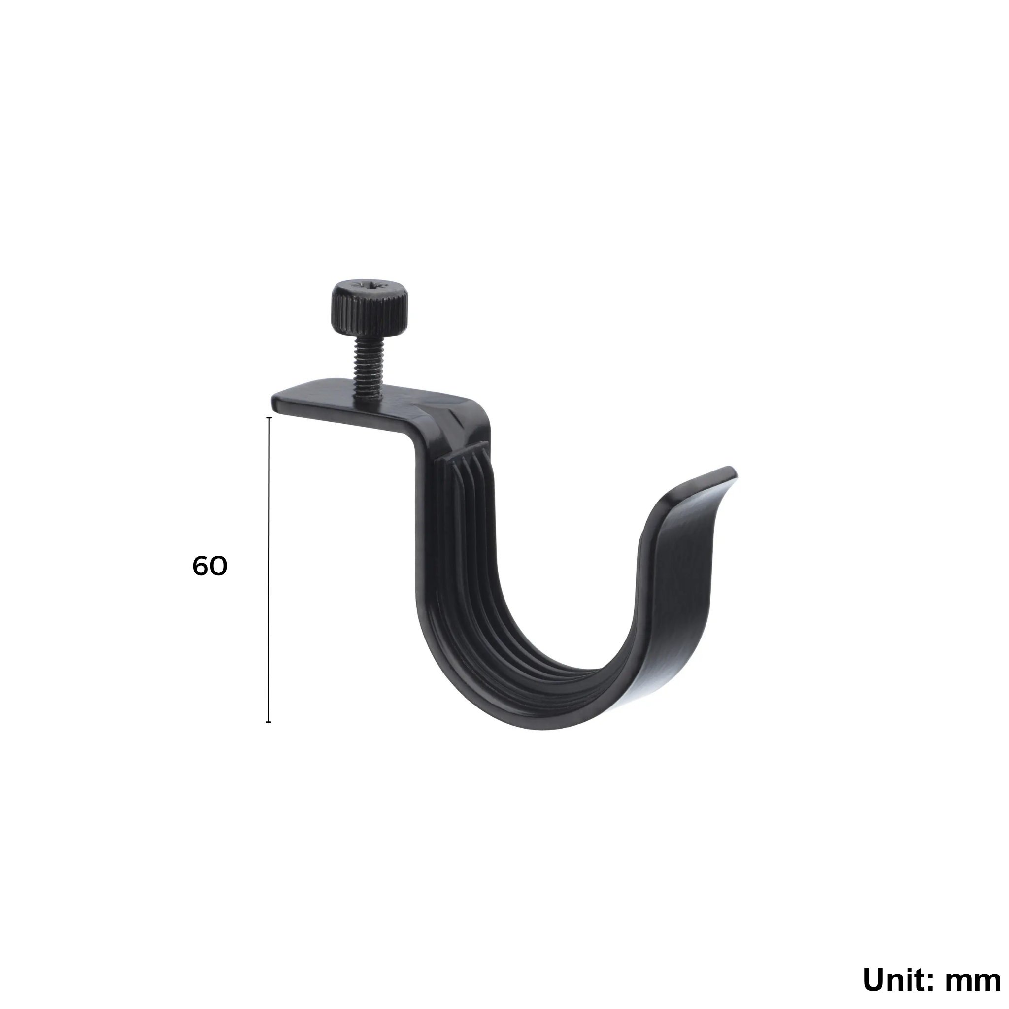 Curtain Rod Holder, Black (Ikea BETYDLIG)