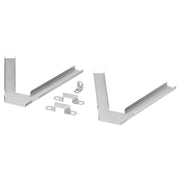 IKEA BILLY Corner Fittings, Galvanised, 2 Pack
