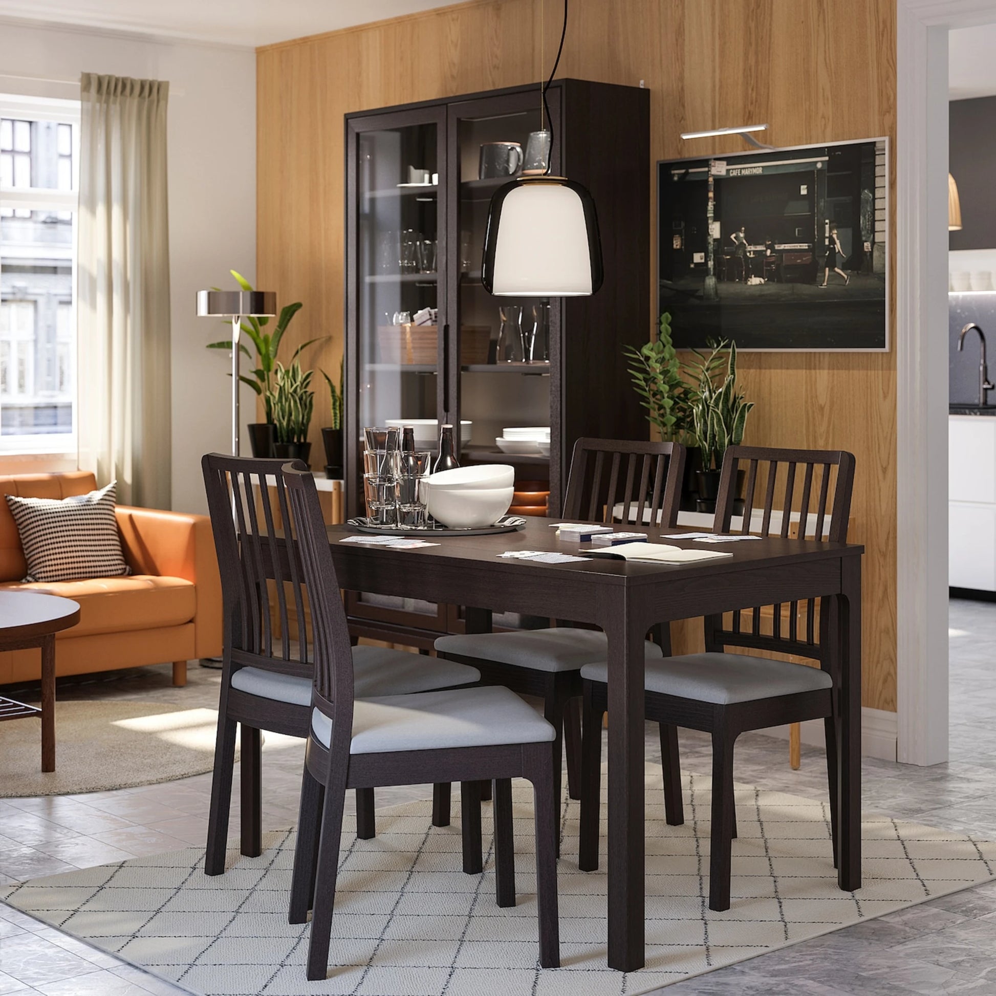 IKEA EKEDALEN Chair, Dark Brown