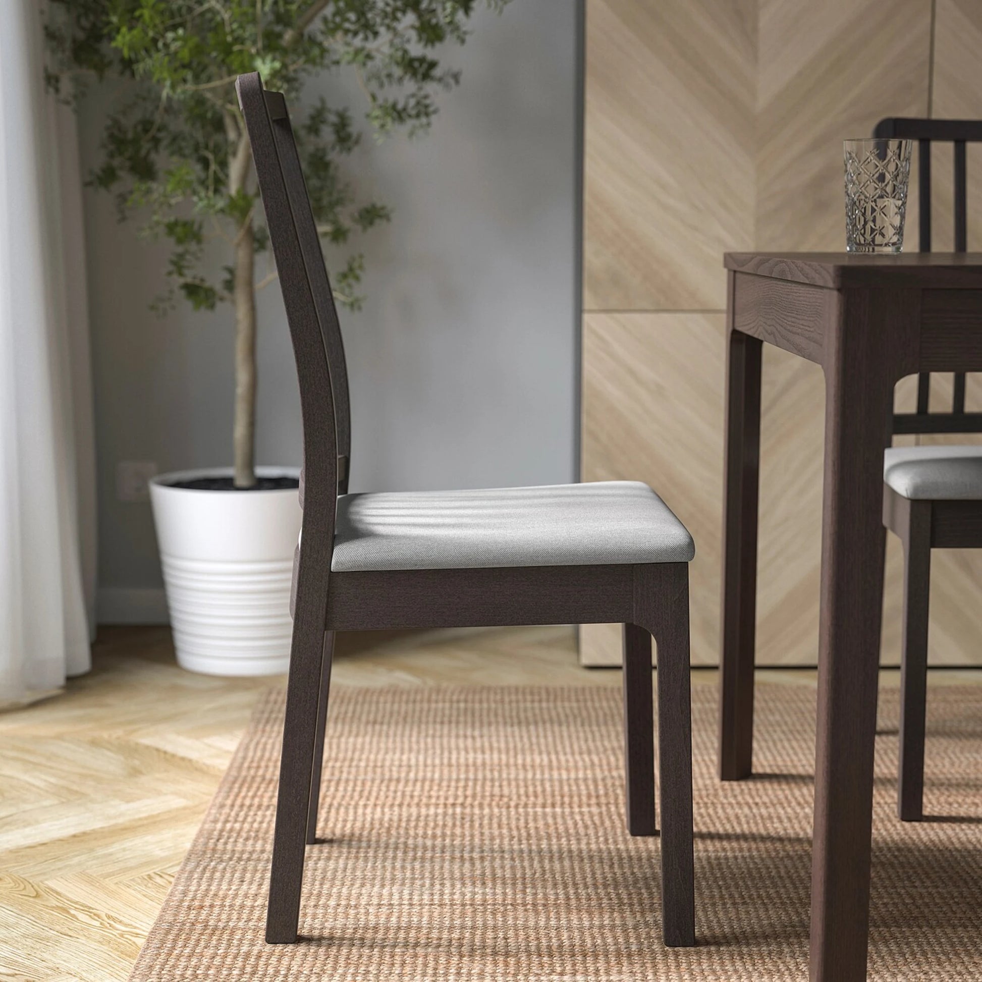 IKEA EKEDALEN Chair, Dark Brown