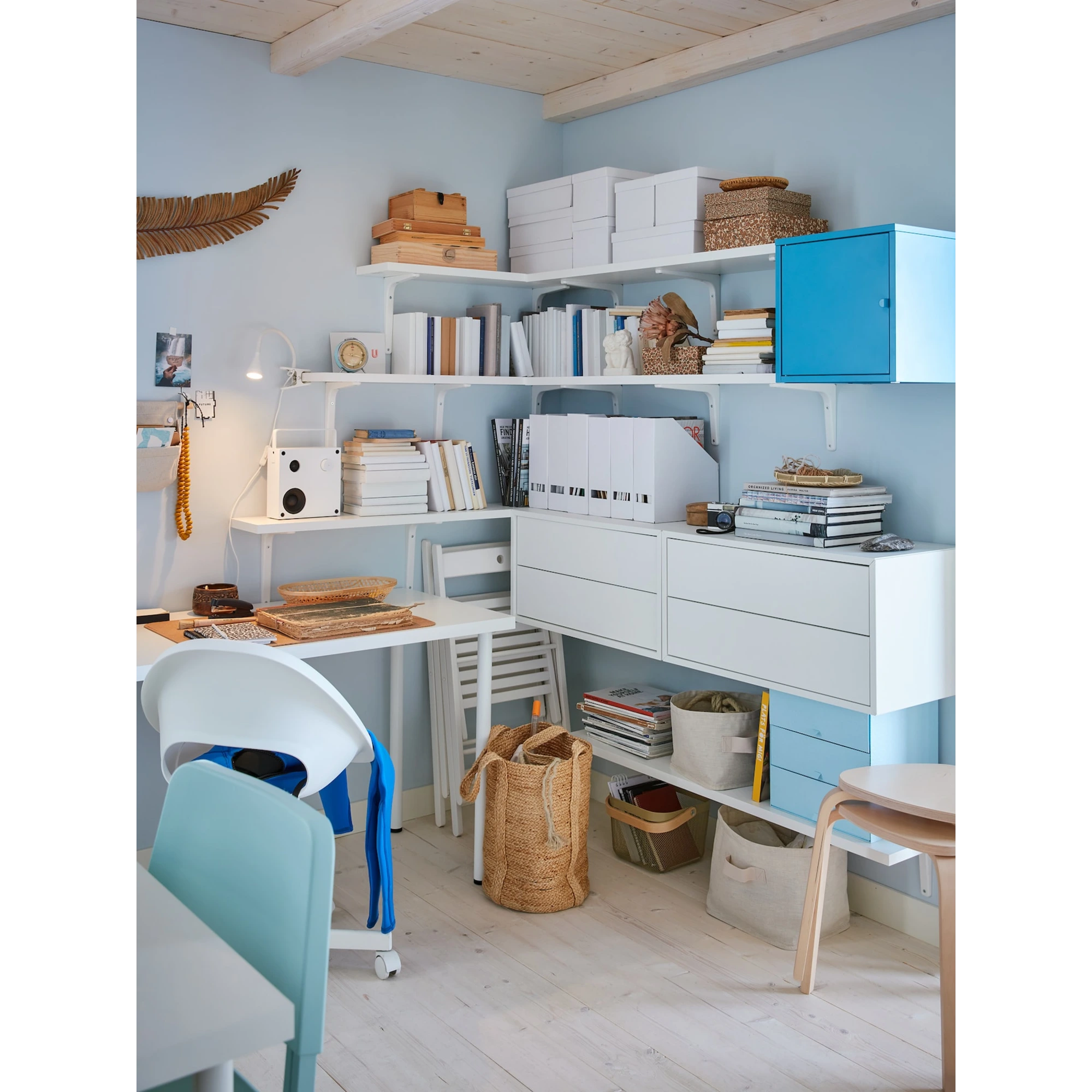 IKEA EKET Cabinet with 2 Drawers 70x35x35CM White