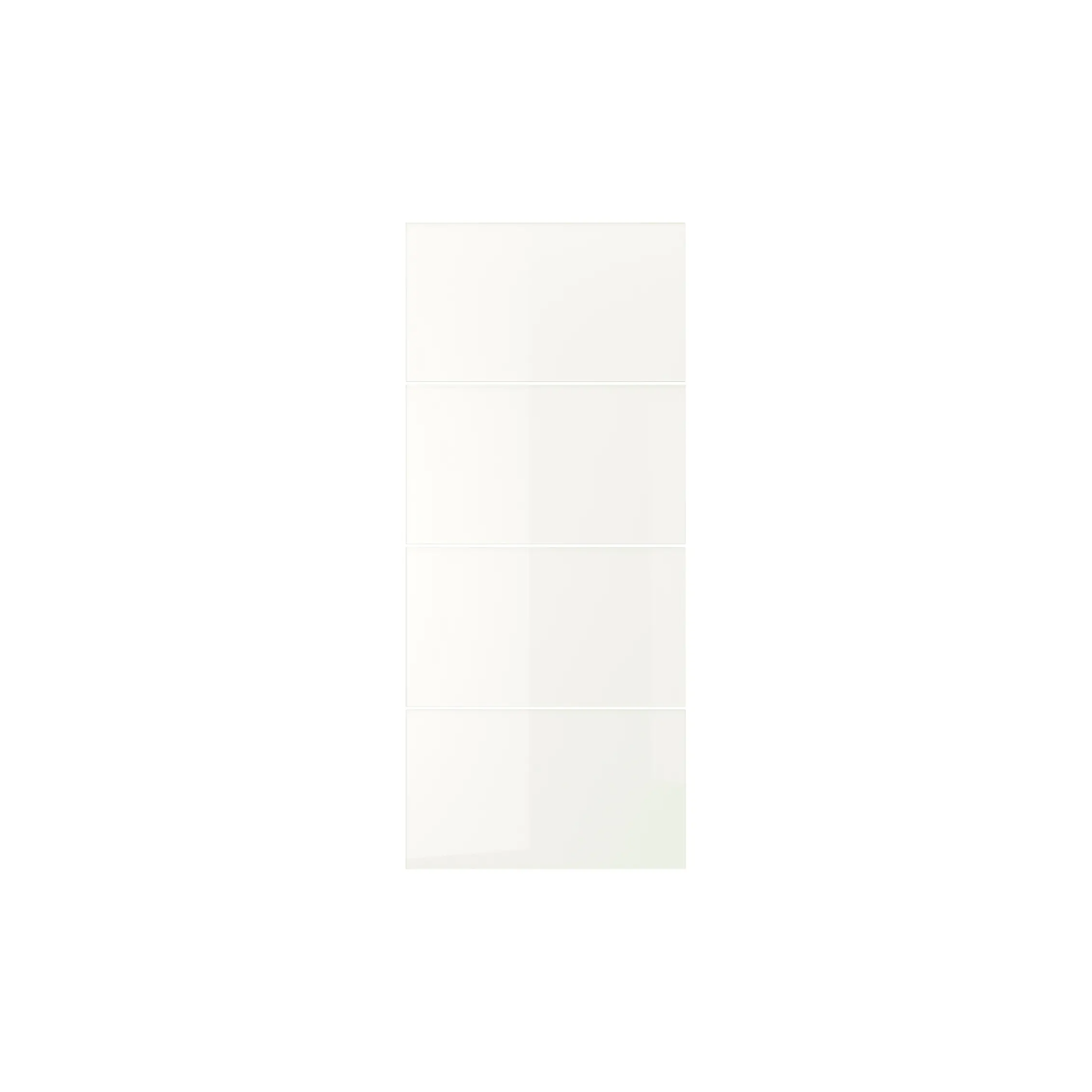 Wardrobe Sliding Door 100x236cm White Glass (Ikea FARVIK)