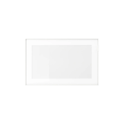 Glass Door 60x38cm White, Clear Glass (Ikea GLASSVIK)