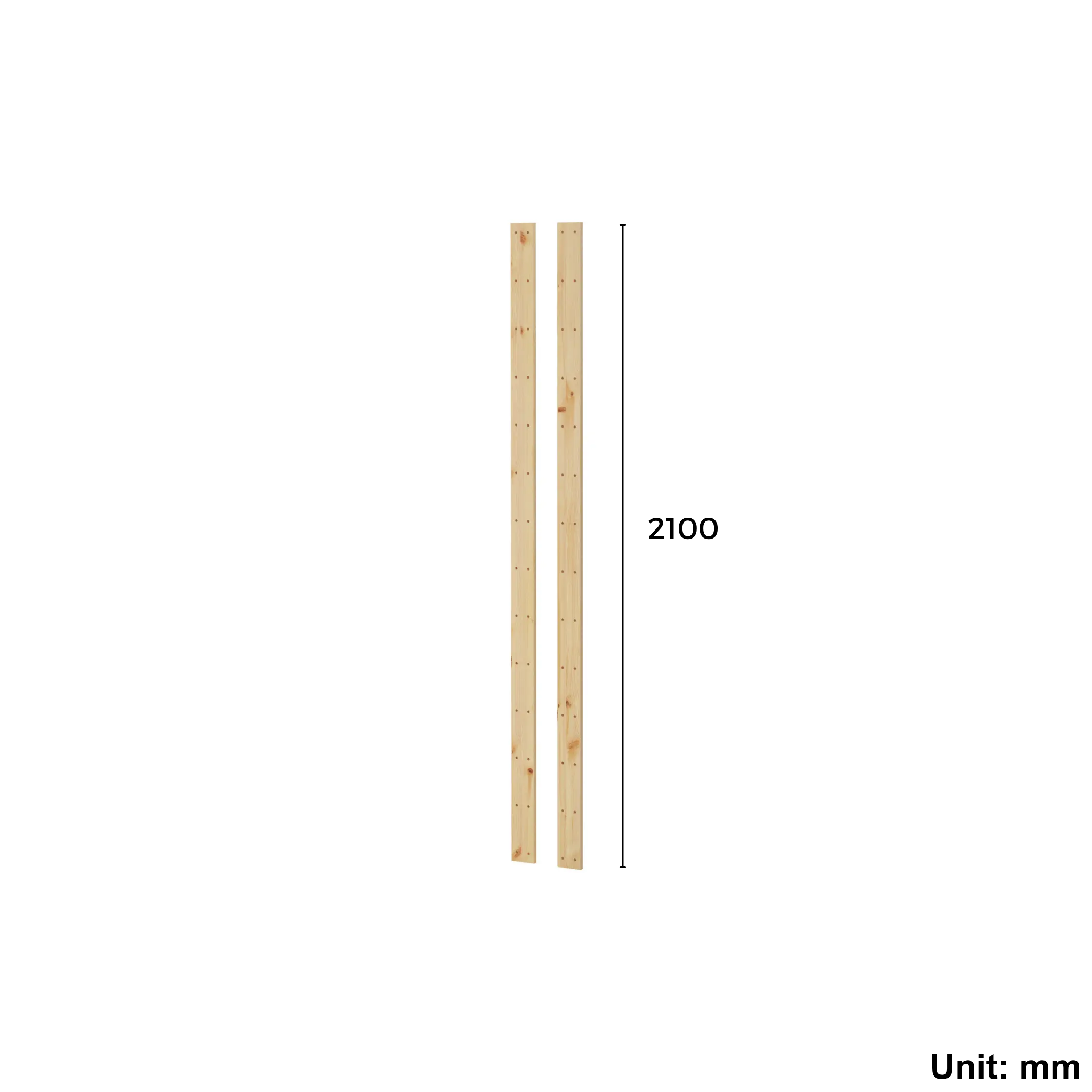 Post 171cm Softwood, 2 Pack (Ikea HEJNE)