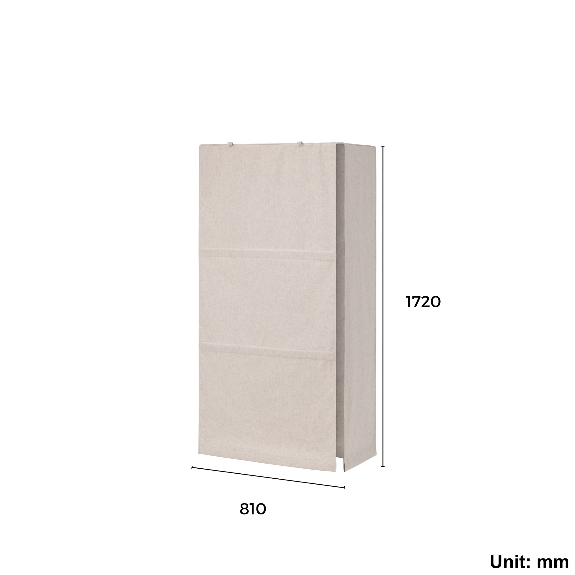 Cover 81x172cm Beige (Ikea IVAR)