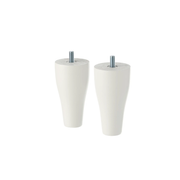 Leg, White, 10cm, 2 Pack (Ikea KABBARP)
