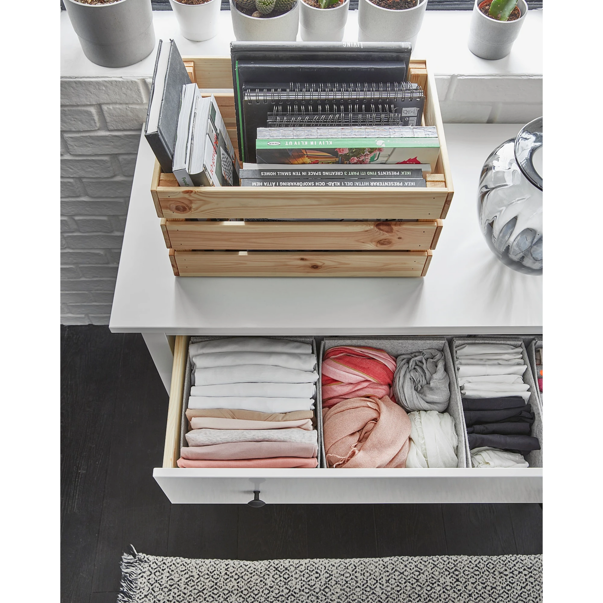 IKEA KOMPLEMENT Box 25x27x12CM LIGHT GREY