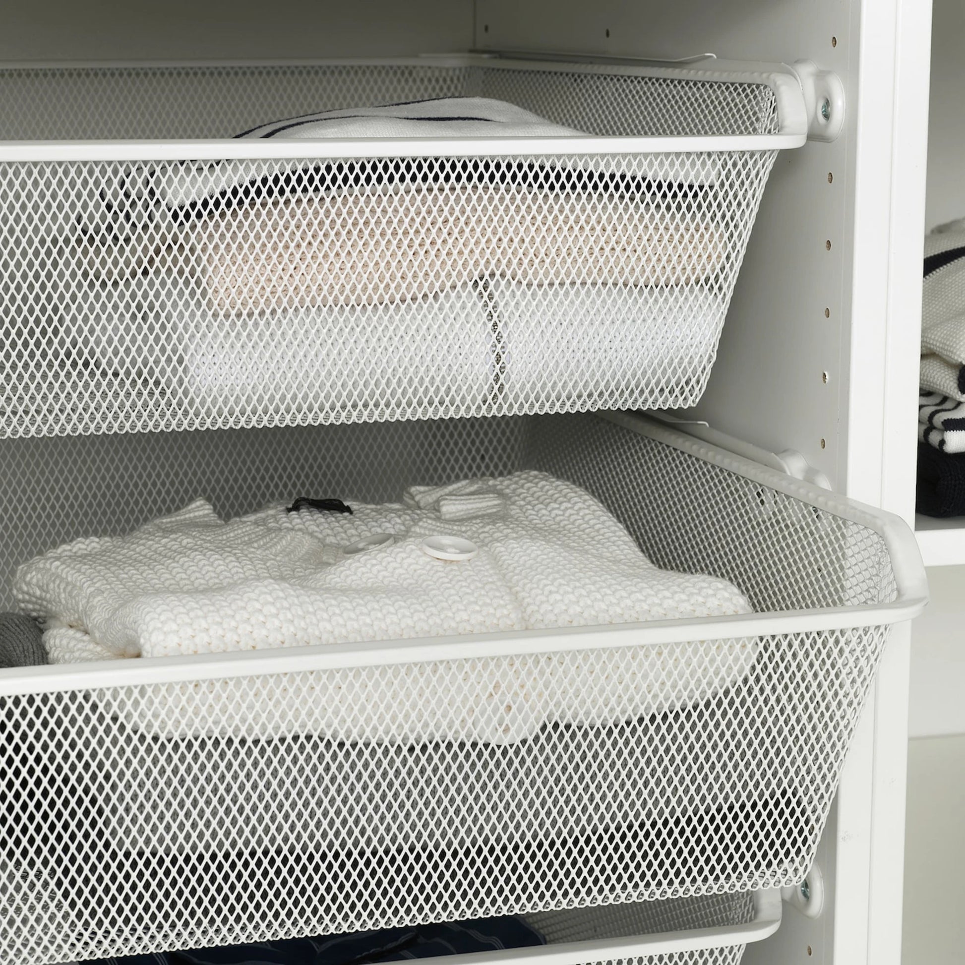 IKEA KOMPLEMENT Mesh basket 100x58CM White