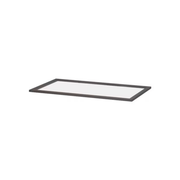 Wardrobe Glass Shelf, 100x58cm Black-Brown (Ikea KOMPLEMENT)