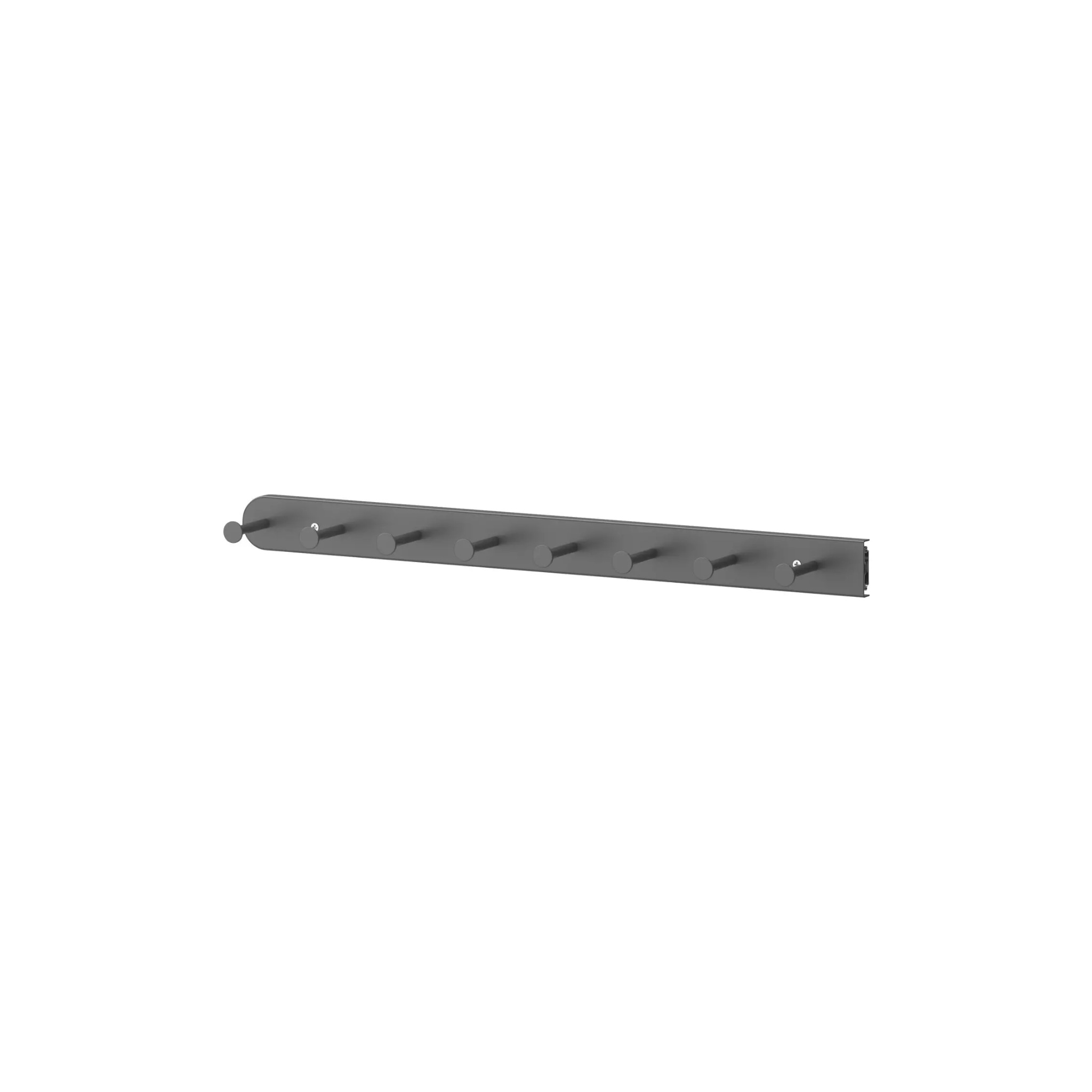 Wardrobe Pull-Out Multi-Use Hanger 58cm Dark Grey (Ikea KOMPLEMENT)