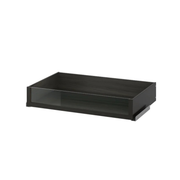 Wardrobe Drawer With Glass Front 100x58cm Black-Brown (Ikea KOMPLEMENT)