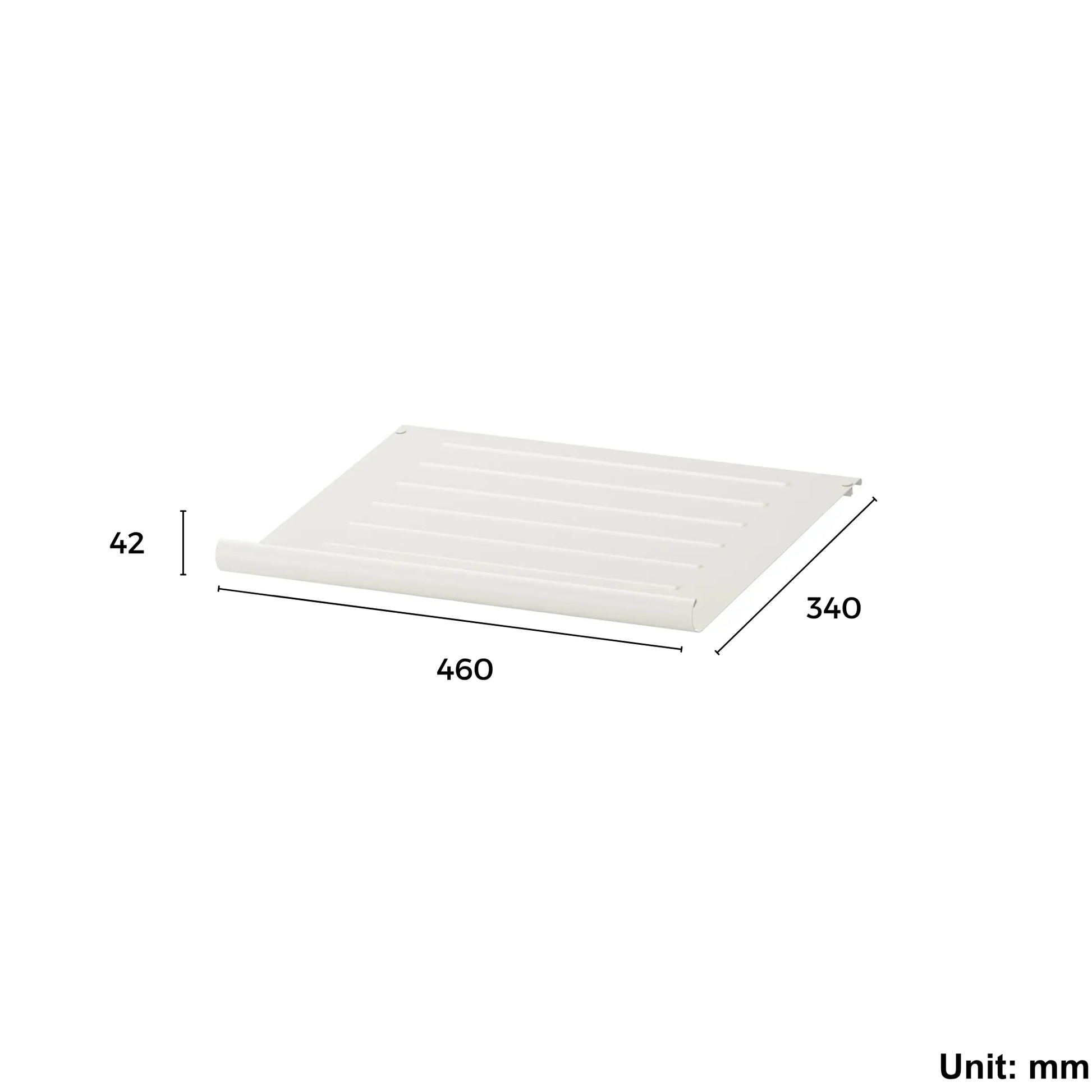 Wardrobe Shoe Shelf 50x35cm White (Ikea KOMPLEMENT)
