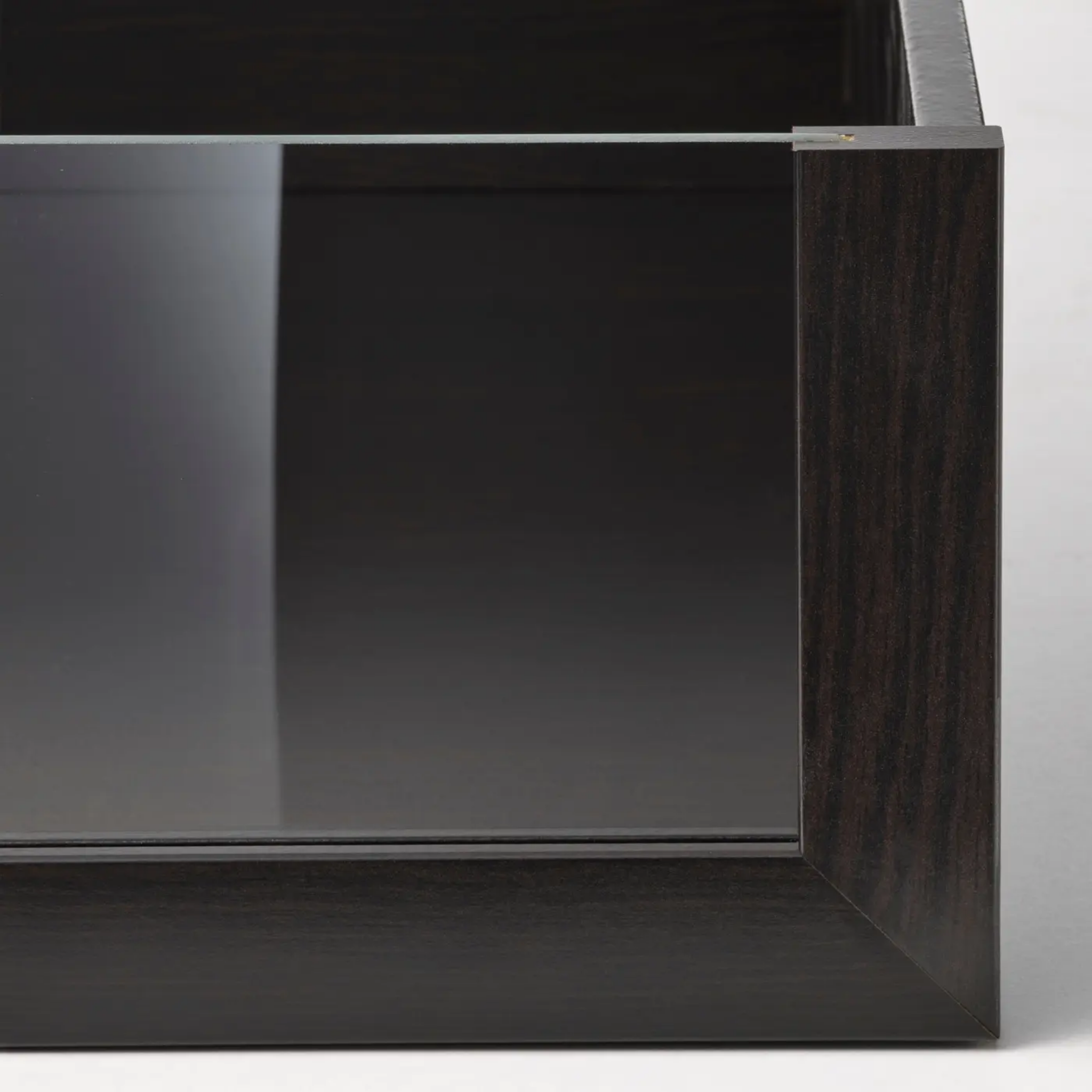 Wardrobe Drawer With Glass Front, Black-Brown, 75x58 cm (Ikea KOMPLEMENT)