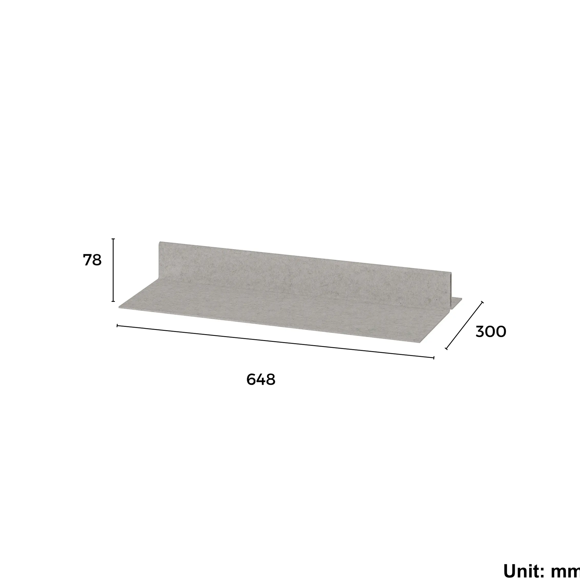 Wardrobe Shoe Insert, Light Grey (Ikea KOMPLEMENT)