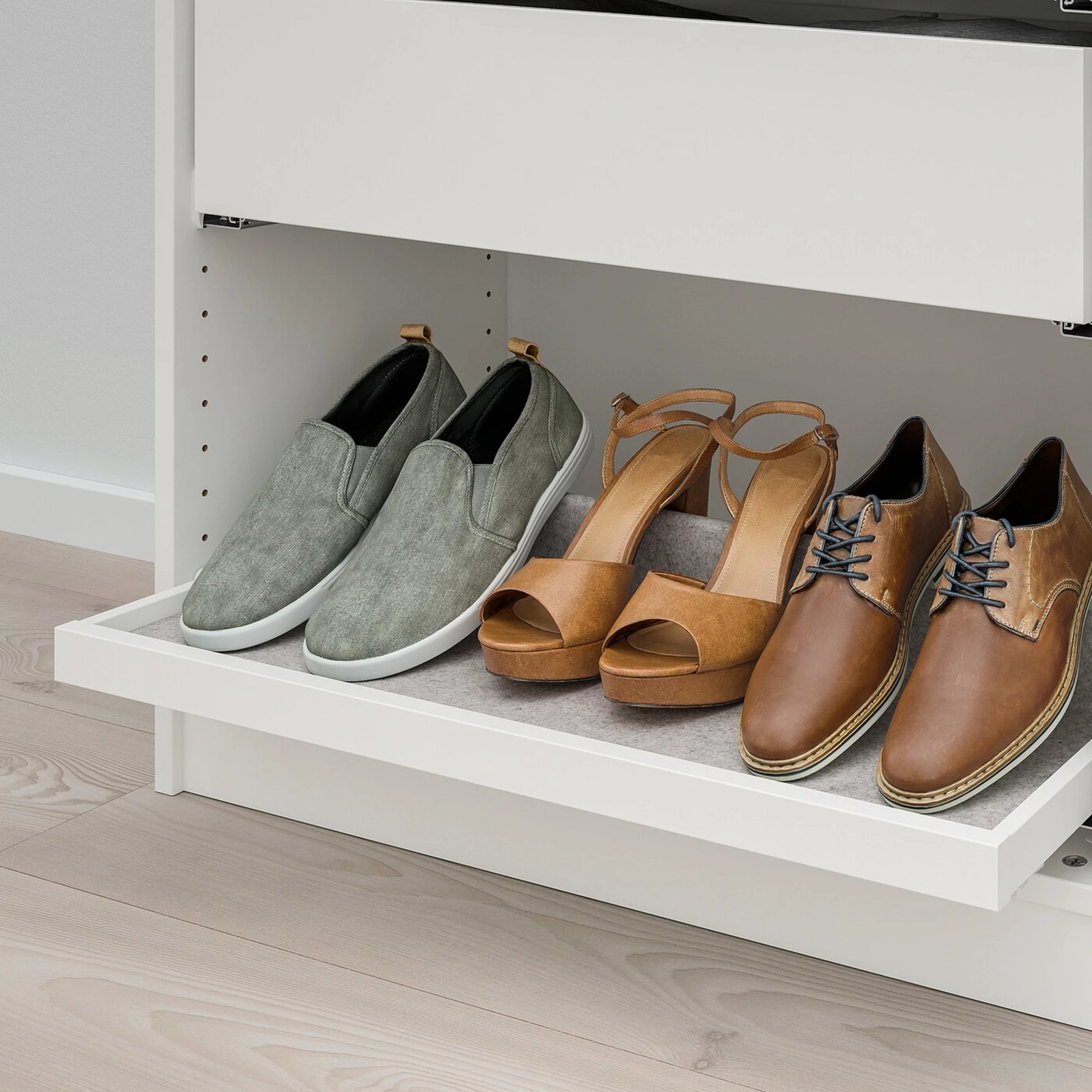 IKEA KOMPLEMENT Shoe insert for pull-out tray, Light Grey