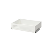 Wardrobe Drawer With Framed Glass Front White 75x58 cm (Ikea KOMPLEMENT)