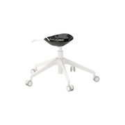 Longfels N Star Base, 5 Legs And Casters White Ap (Ikea LANGFJALL)