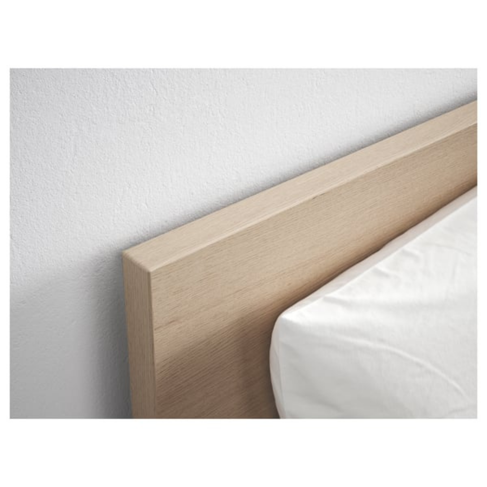 Super King Bed Frame, Natural Wood (Ikea MALM)