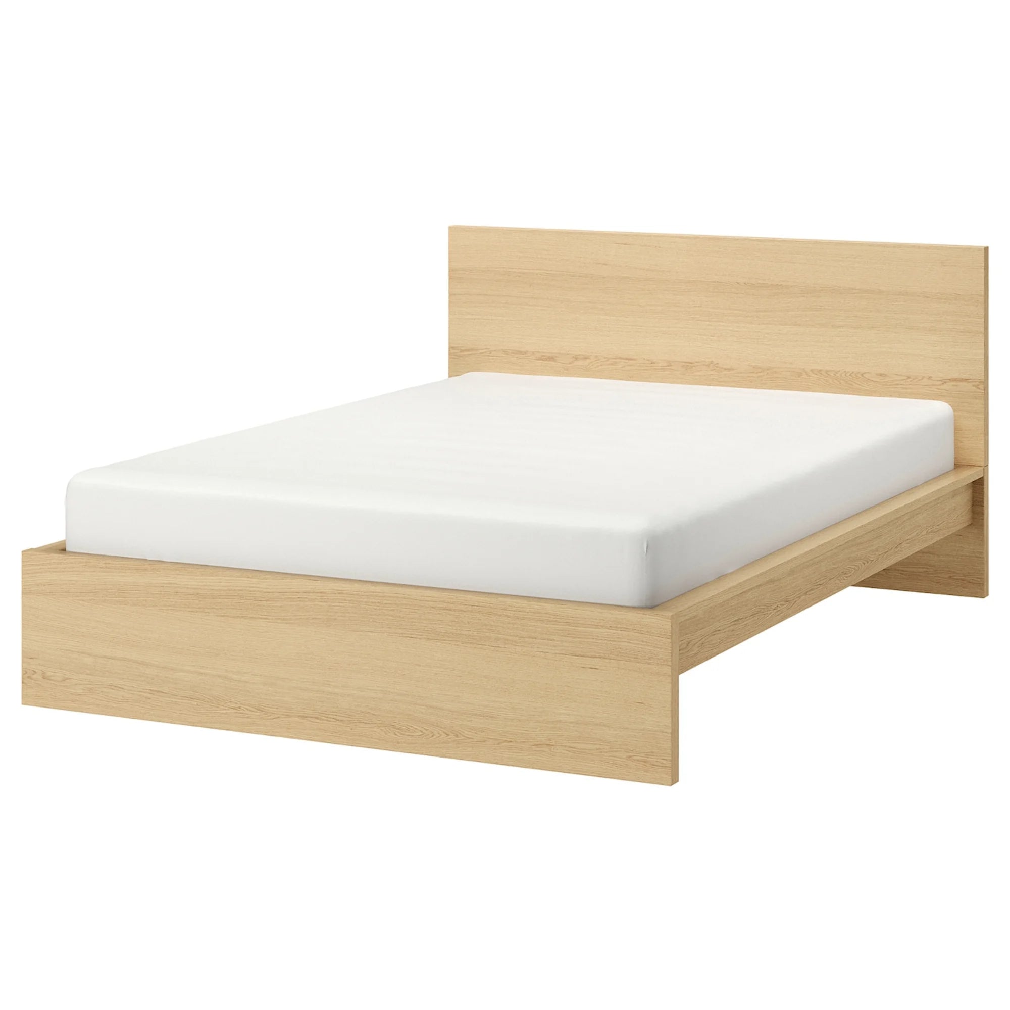Ikea Malm Bed Frame, High, Natural Wood