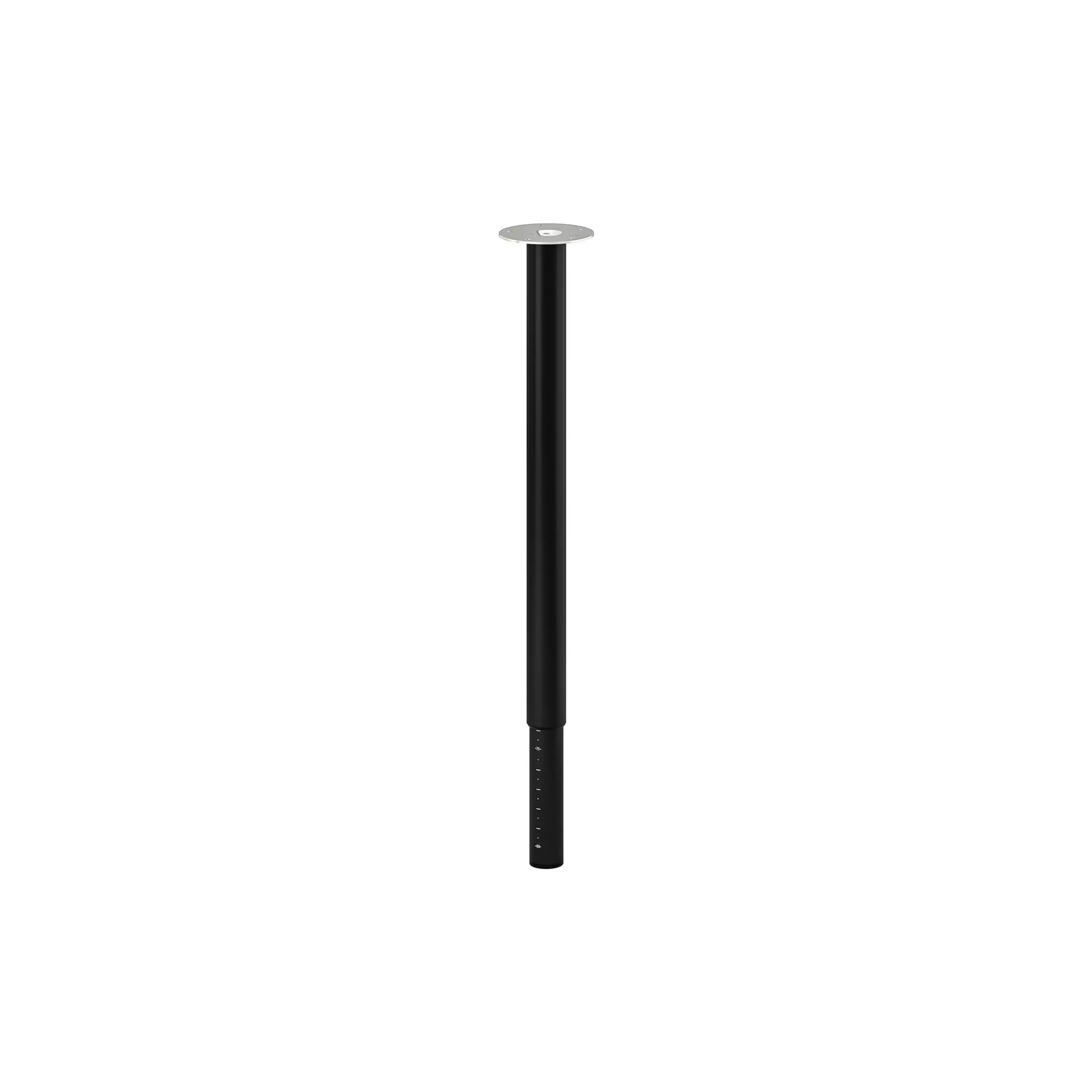 Table Leg Adjustable, Black (Ikea OLOV)