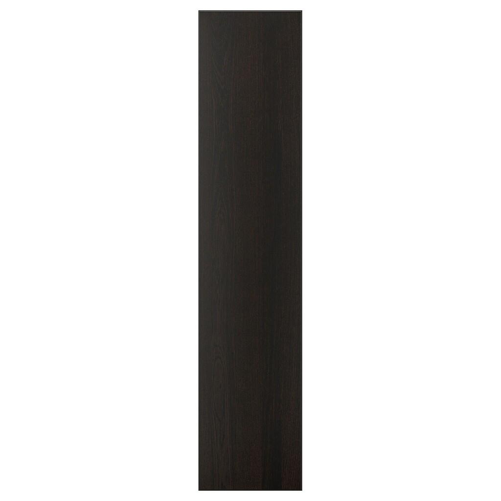 Wardrobe Door Panel Black-Brown Stained Oak (Ikea REPVAG)