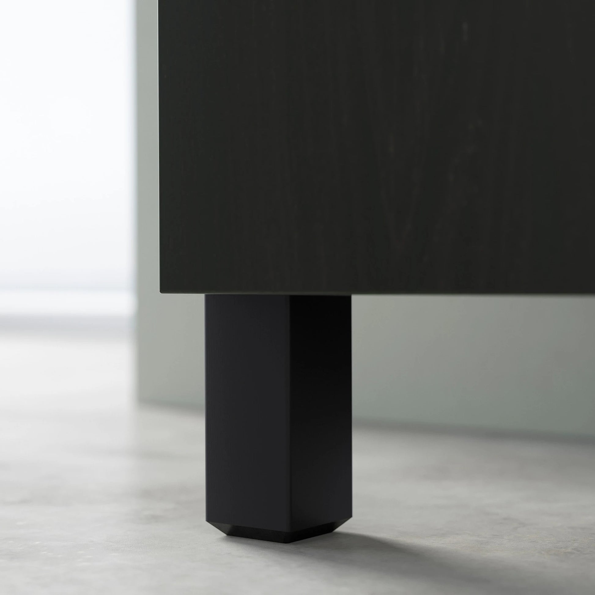 IKEA STUBBARP Leg, Black-Brown