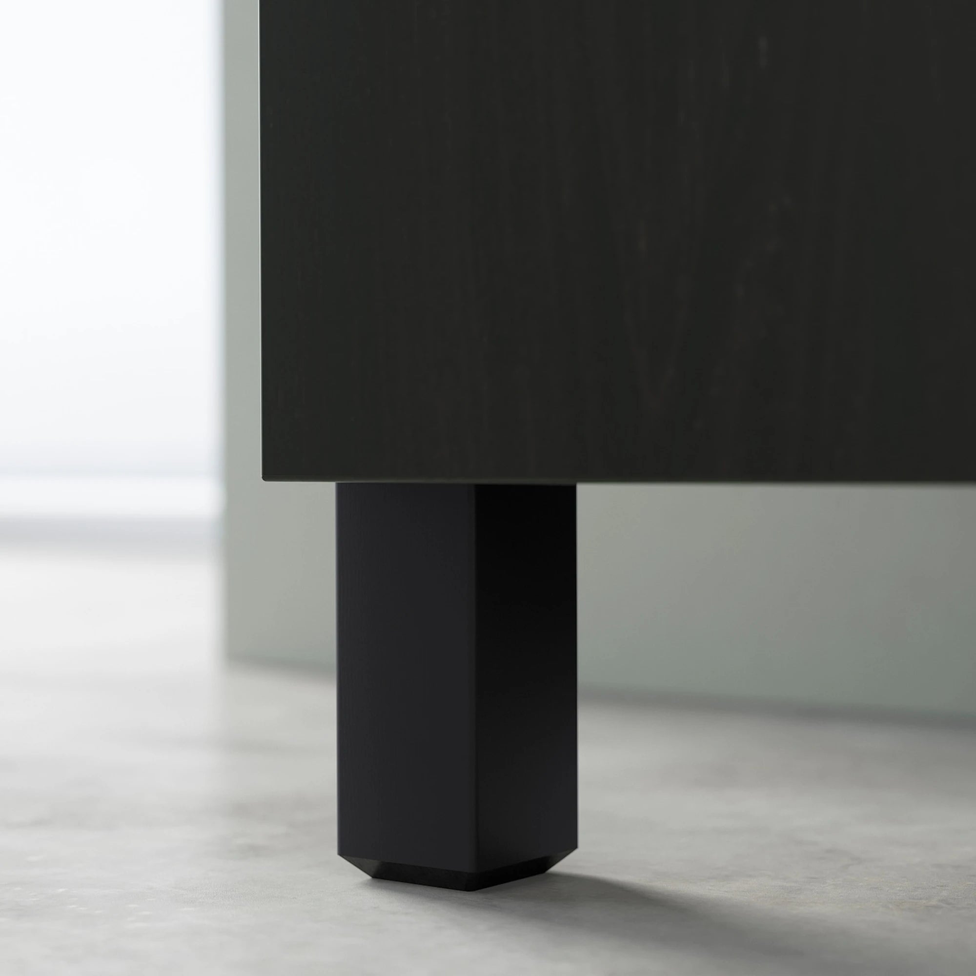 IKEA STUBBARP Leg, Black-Brown