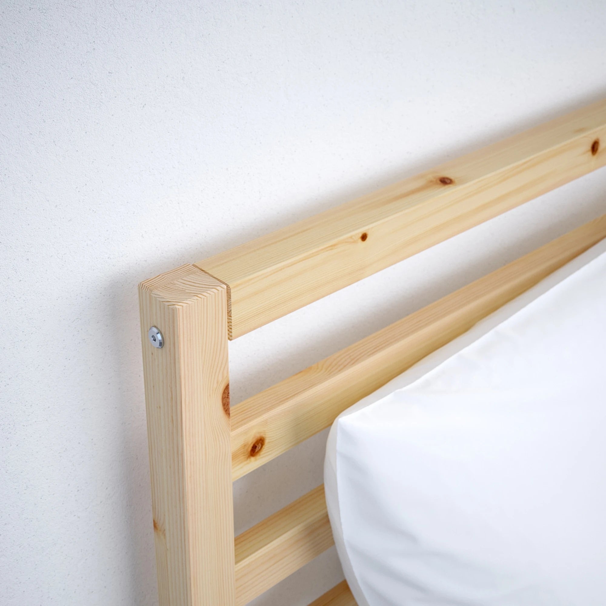 IKEA TARVA Small Queen Bed Frame, Pine & Luroy
