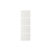Wardrobe 4 Sliding Door Panels 75x236cm White (Ikea TJORHOM)