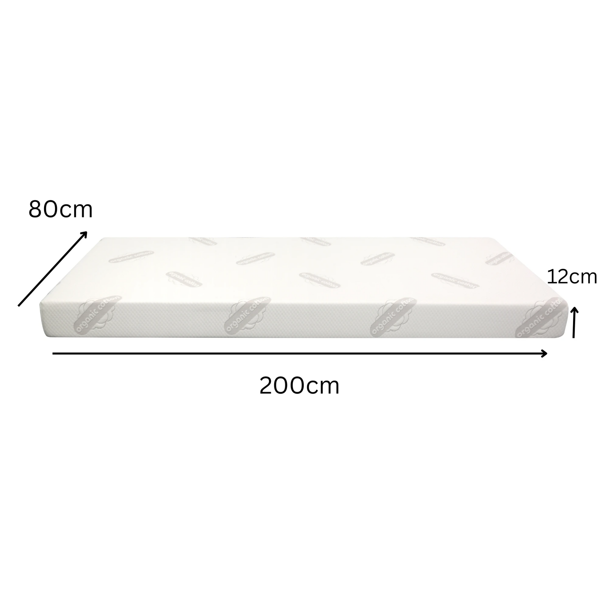 IKEA HEMNES Day-bed Frame and 2 Memory Foam Mattresses Combo, 80x200cm