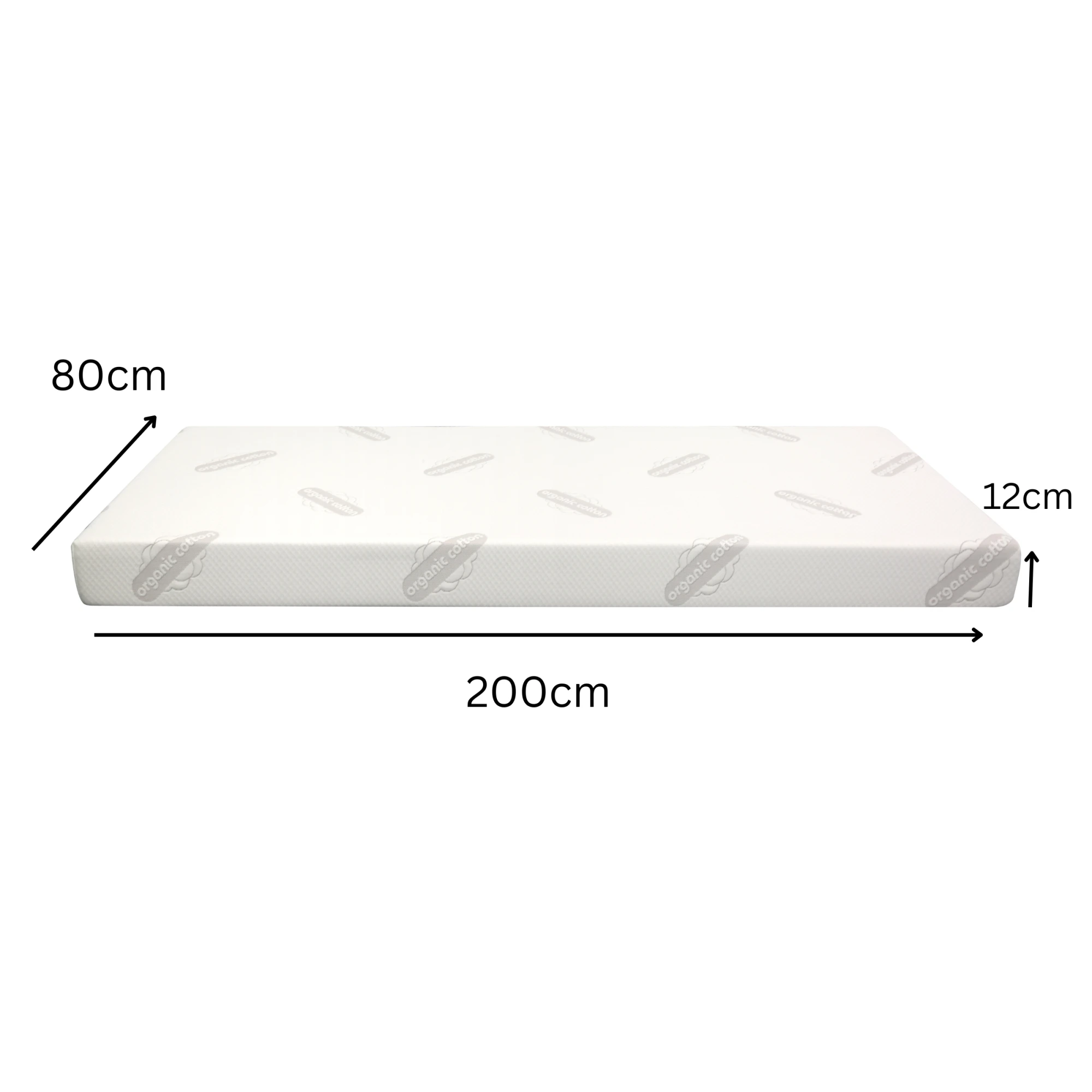 IKEA HEMNES Day-bed Frame and 2 Memory Foam Mattresses Combo, 80x200cm
