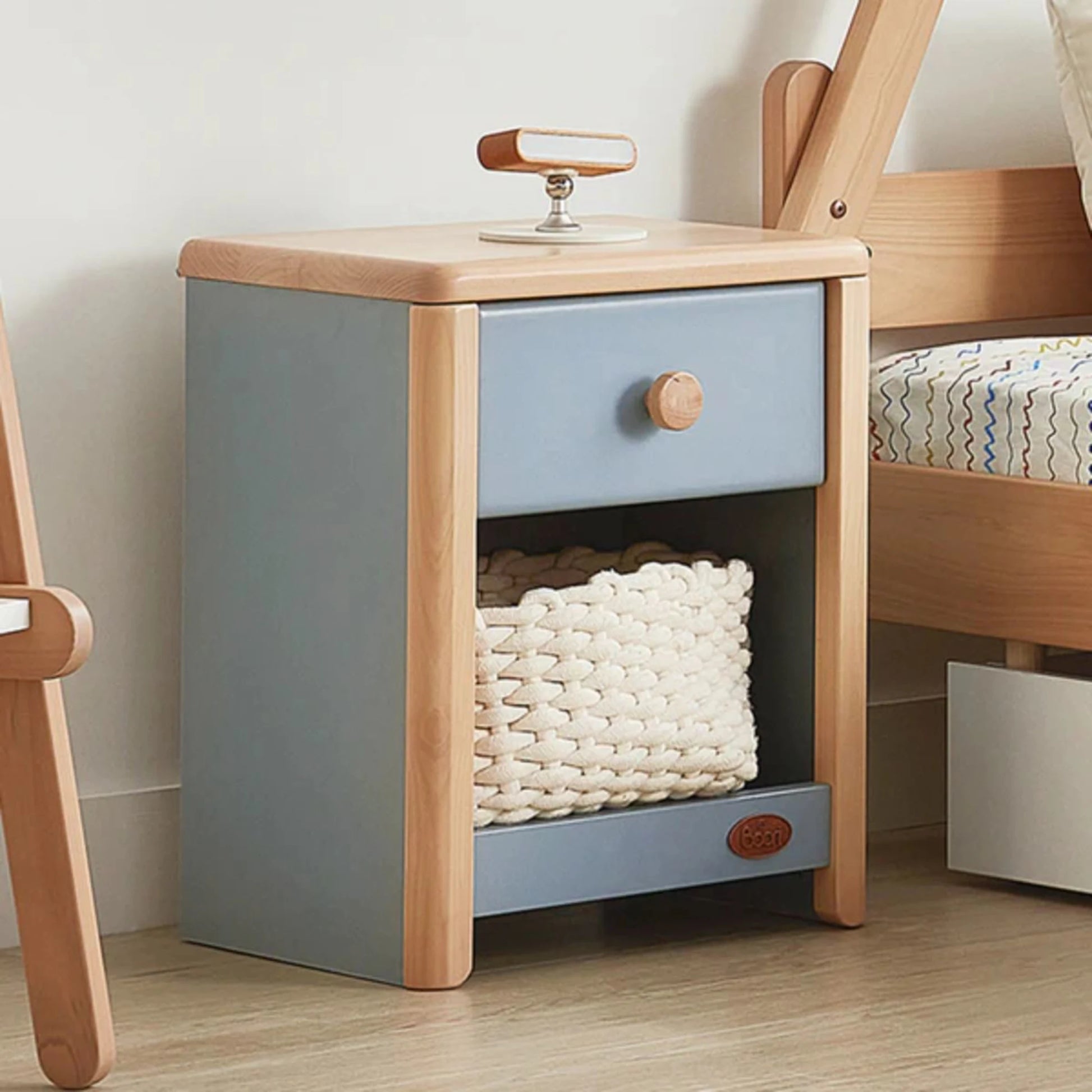 Boori Avalon Kids Bedside Table, Blueberry