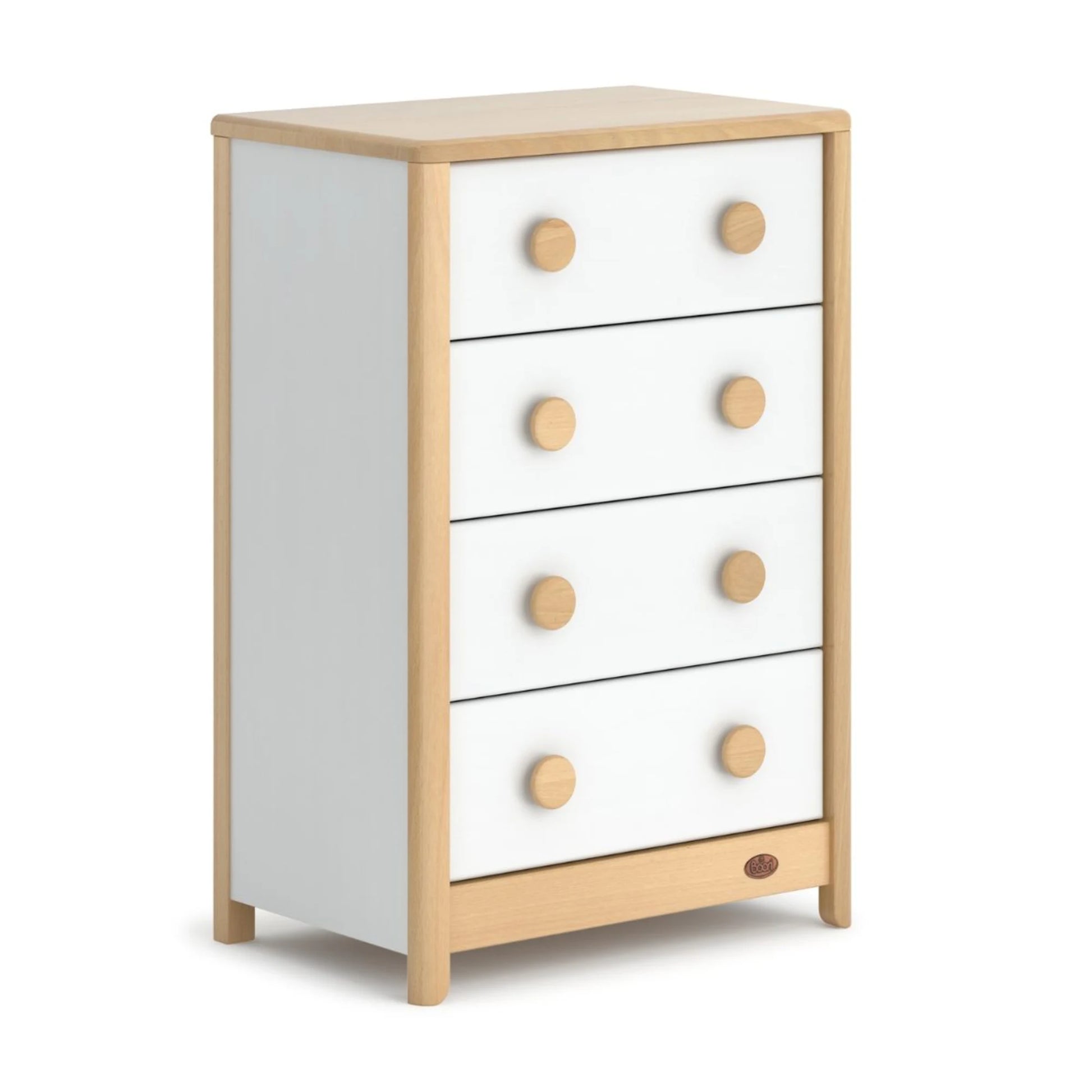 Boori Byron Kids 4 Drawer Chest, Barley White
