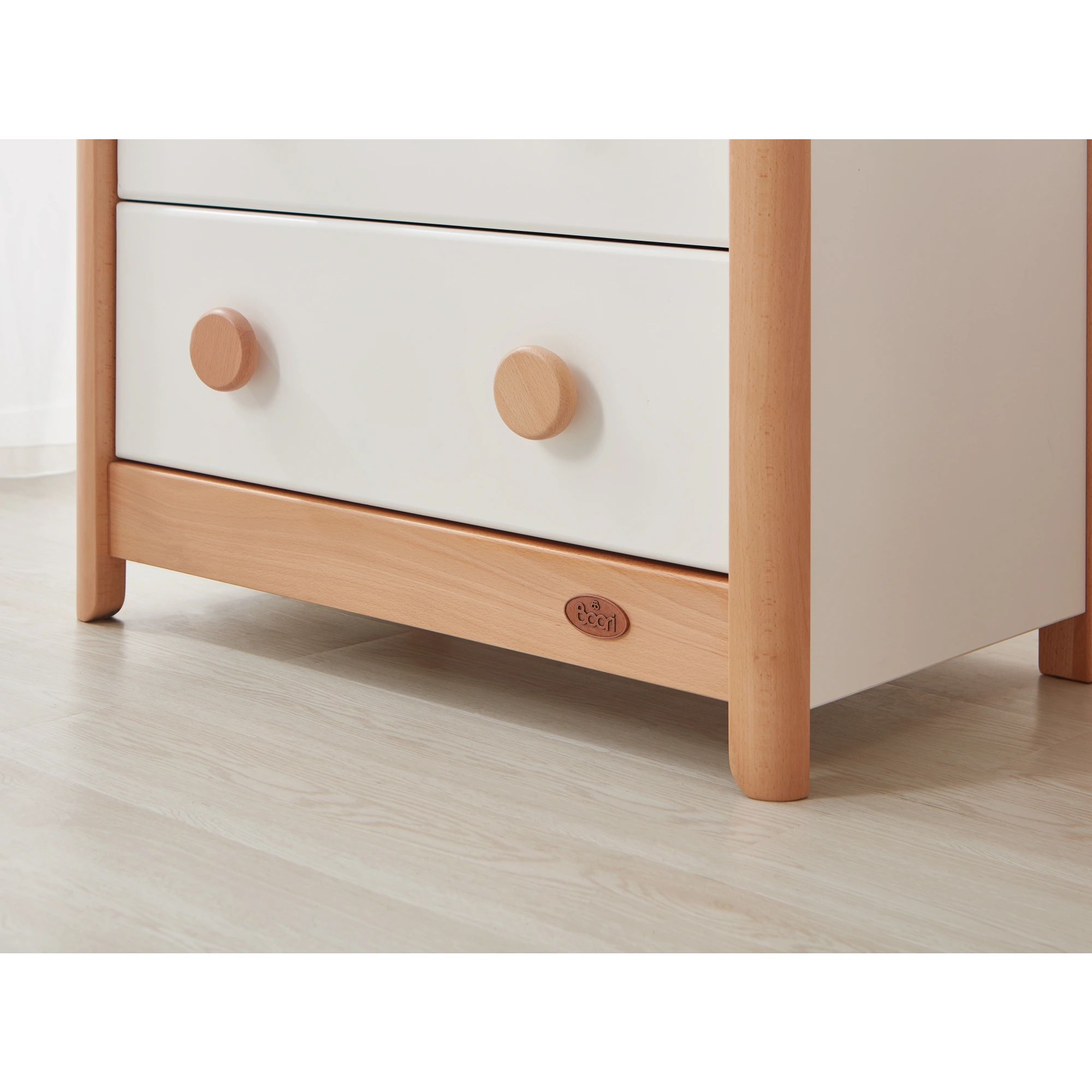 Boori Byron Kids 4 Drawer Chest, Barley White