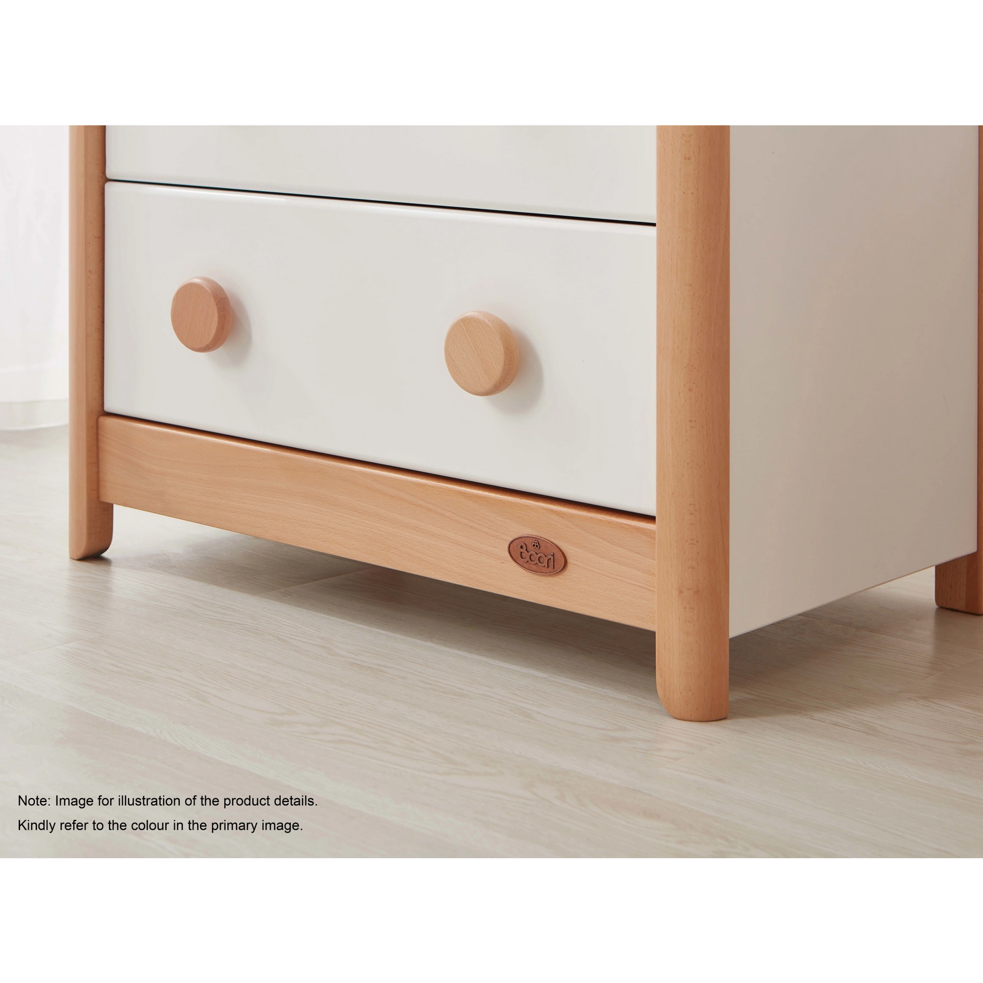 Boori Byron Kids 4 Drawer Chest, Cherry