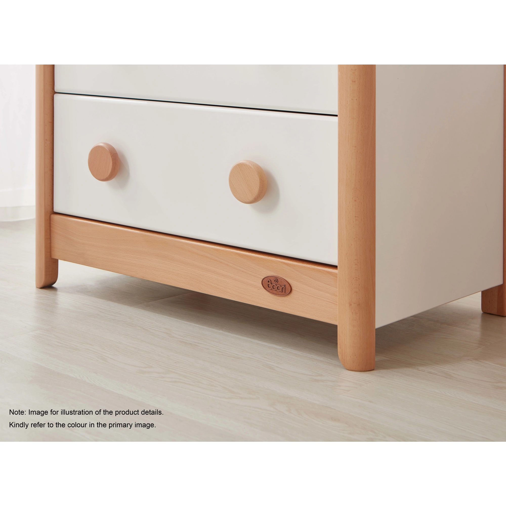 Boori Byron Kids 4 Drawer Chest, Cherry