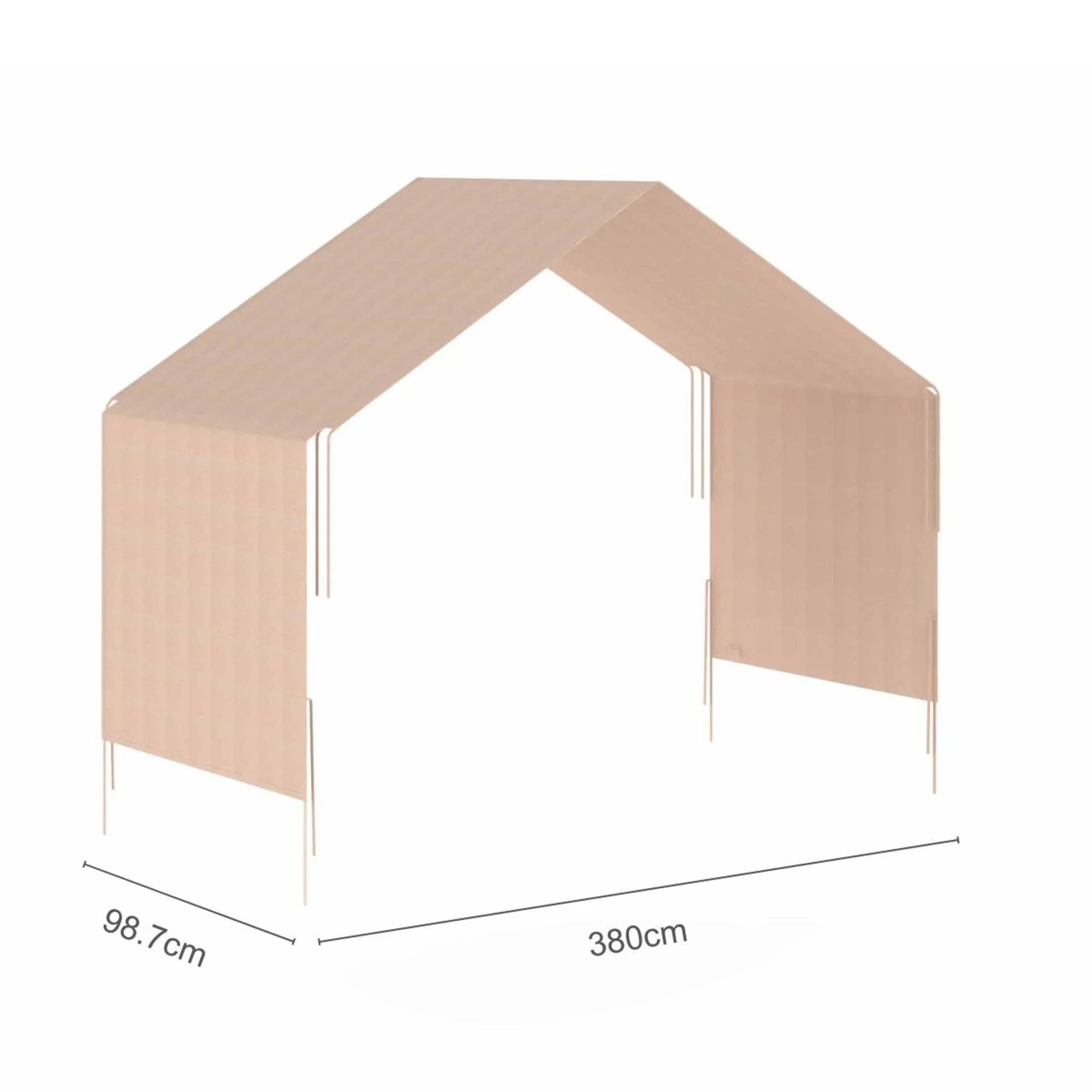 Boori Forest Kids Teepee Loft Tent Canopy, Cherry