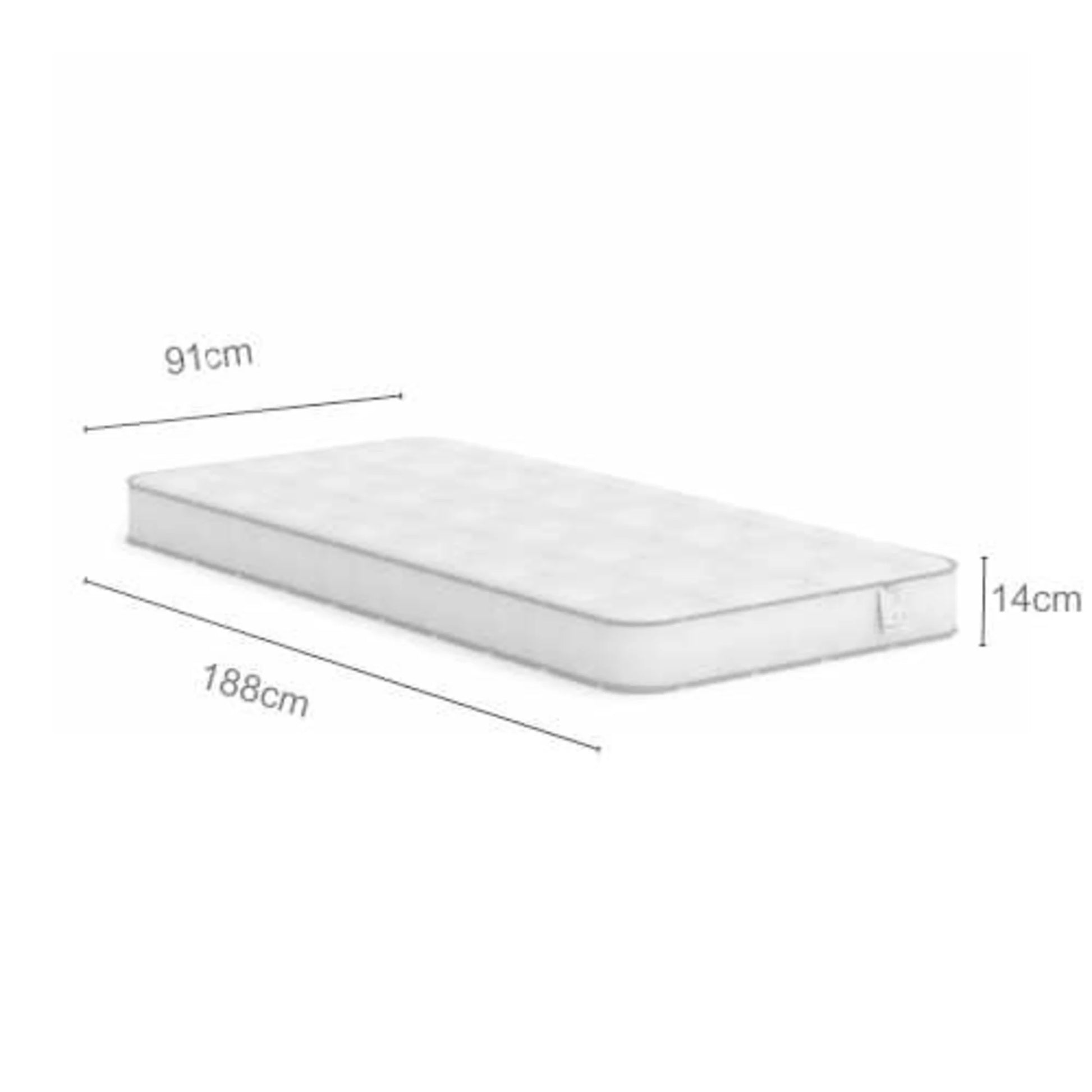 Boori Neat Pocket Spring Mattress - NZ Single