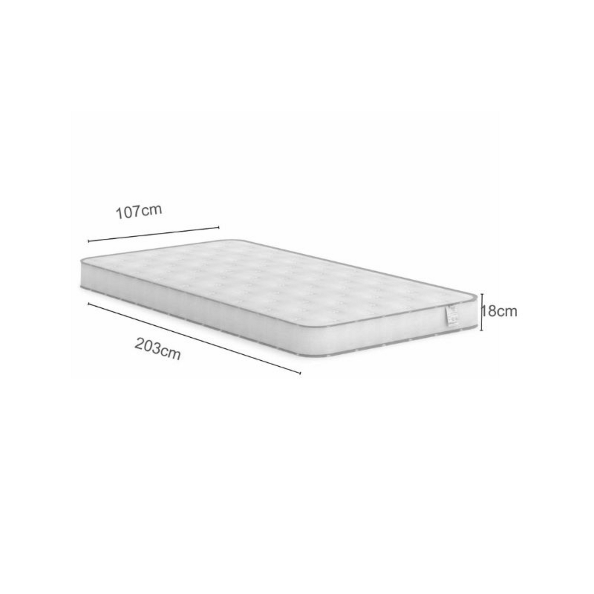 Boori Natty Pocket Spring Mattress - NZ King Single